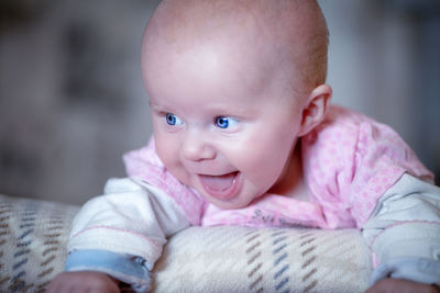 Portrait of cute baby girl