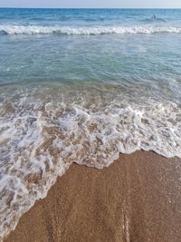 Scenic view of sea waves