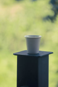 Close-up of coffee in cup