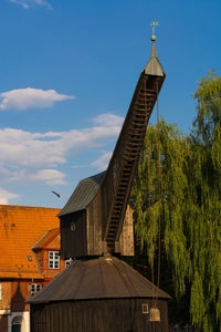 Low angle view of building against sky