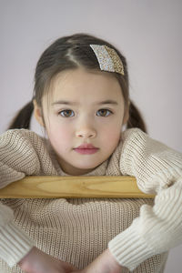 Portrait of cute girl