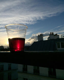 Close-up of drink on table