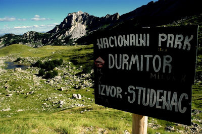 Durmitor national park, montenegro