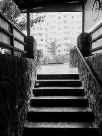 Staircase of building