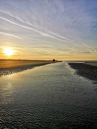 Sunset at the beach