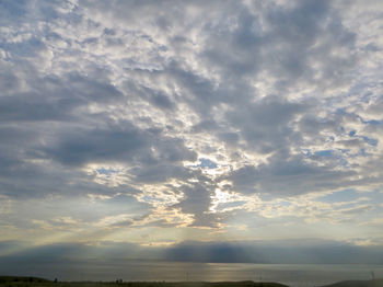 Low angle view of clouds in sky