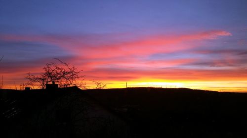 Scenic view of sky at sunset