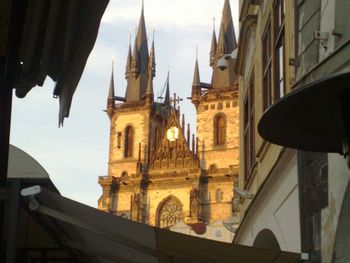 Low angle view of church