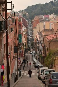 Residential buildings in town