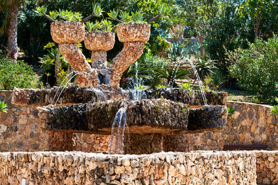 Fountain in park