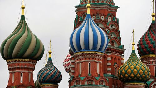 Colorful domes is st basil cathedral