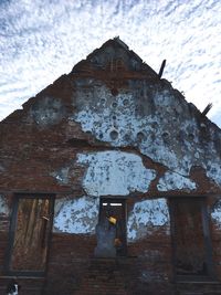 Low angle view of built structure against the sky