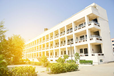 Residential building against sky