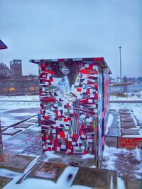 Graffiti on wall
