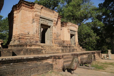 View of old ruins