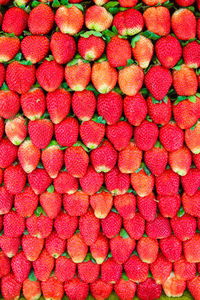 Full frame shot of strawberries