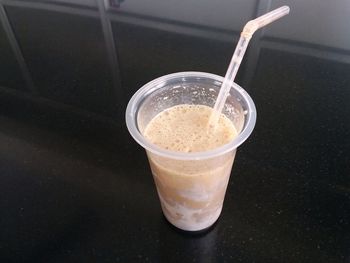 Close-up of drink on table