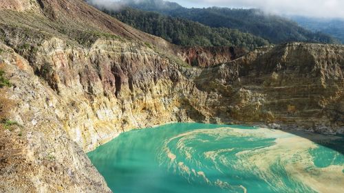 Kelimutu lake, a mystical lake in ende, flores island, indonesia