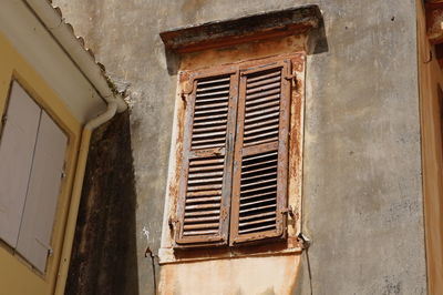 Low angle view of old building