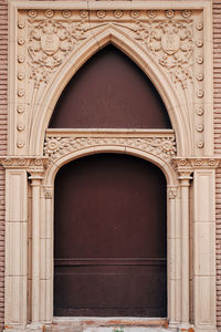 Entrance of historic building