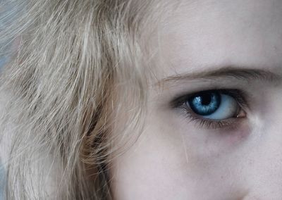 Close-up portrait of girl