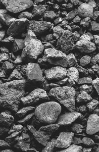 Full frame shot of pebbles