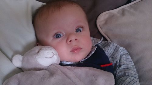 Close-up portrait of a baby