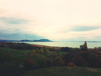 Scenic view of landscape against sky