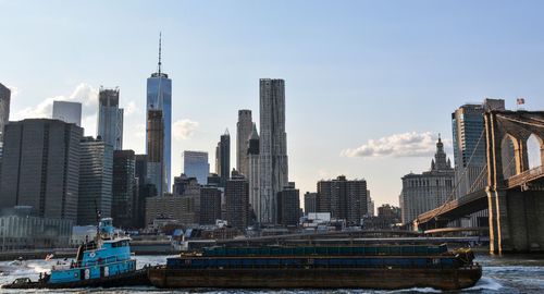 Skyscrapers in city