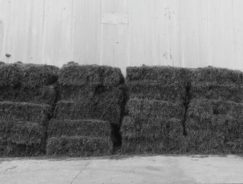 Stack of hay bales