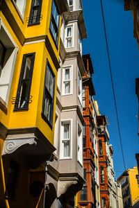 Low angle view of residential buildings