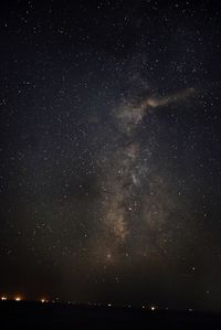 Low angle view of stars in sky