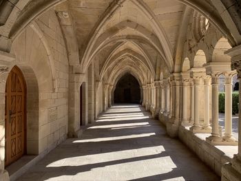 Corridor of historic building