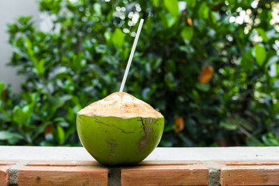 Close-up of fruit on table