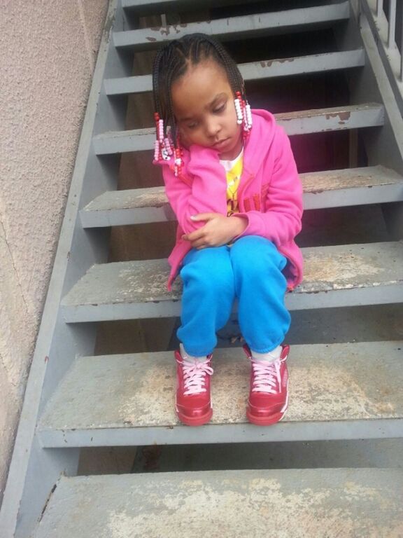 Awwww .. my niece when she had to leave Saturday morning 