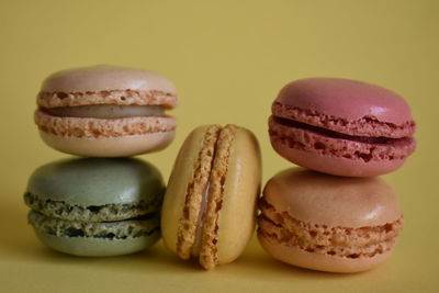 Close-up of dessert on table