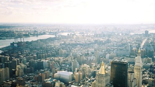 Aerial view of city