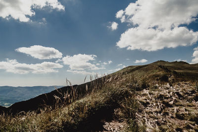 Panoramic view of landscape against sky