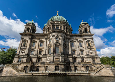 Low angle view of building against sky