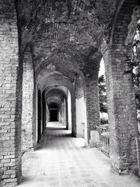 Corridor of old building