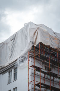 Low angle view of building against sky