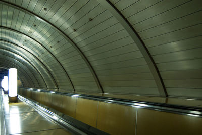 Interior of subway station