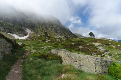 Scenic view of landscape against sky