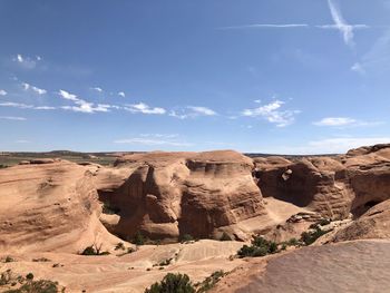 Scenic view of landscape against sky