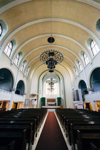Inside of an christian church