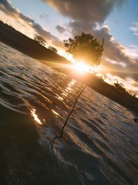 Scenic view of sunset