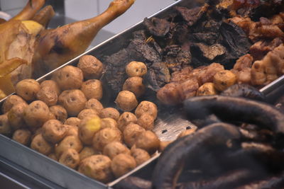 Close-up of vegetables for sale in market