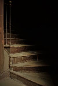 Empty staircase of building