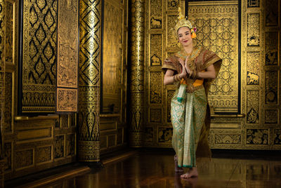 Khon, is a classical thai dance in mask. except for this characters who weren't wearing masks.