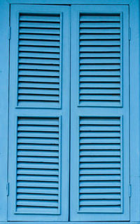 Full frame shot of closed window of building